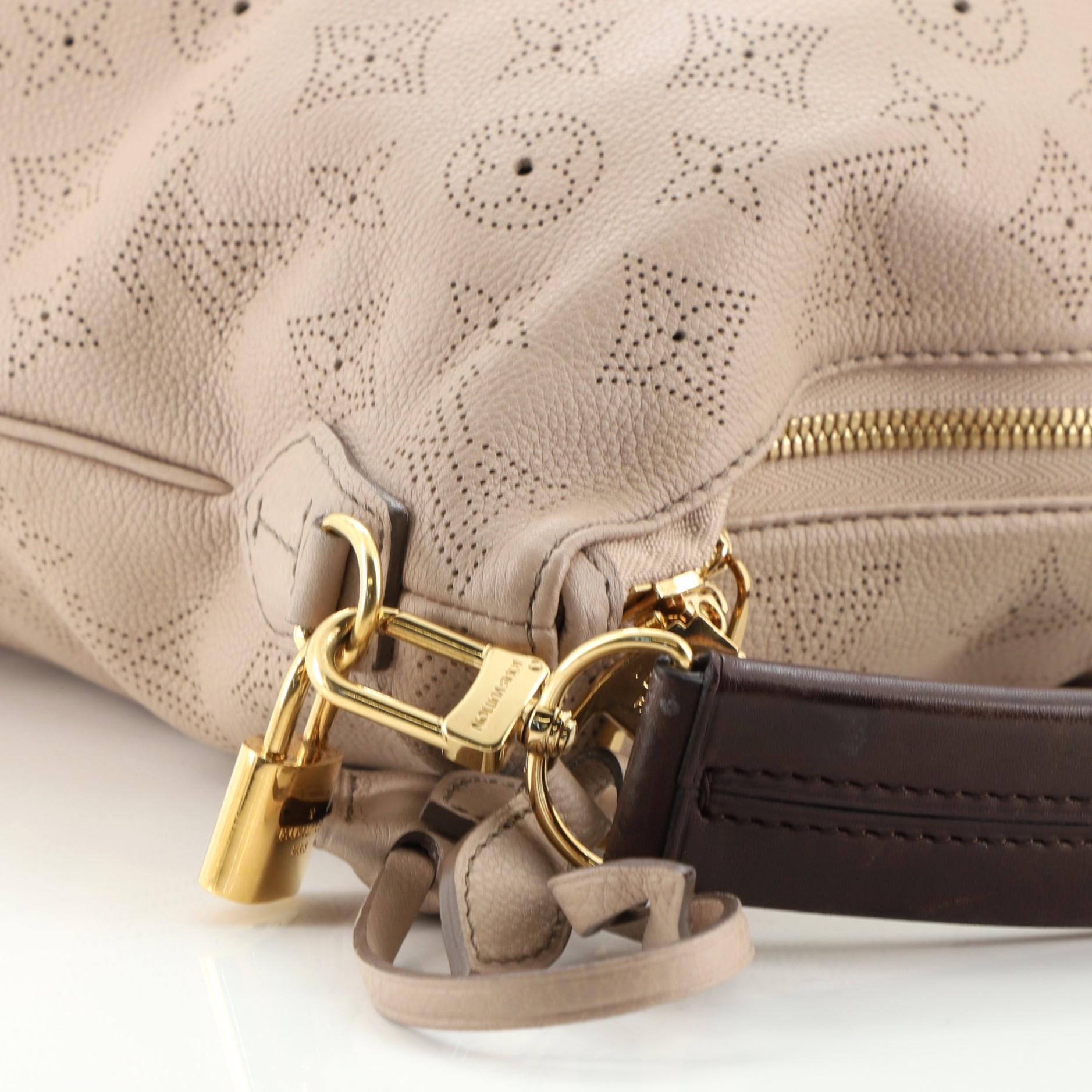Louis Vuitton Selene Handbag Mahina Leather PM 3