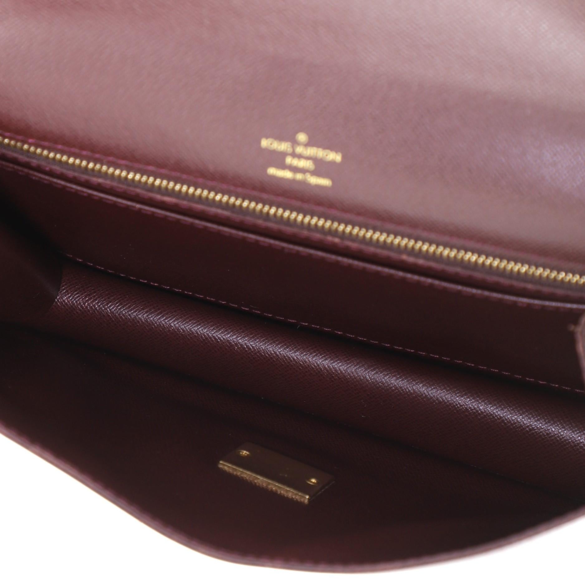 Women's or Men's Louis Vuitton Selenga Pochette Taiga Leather 
