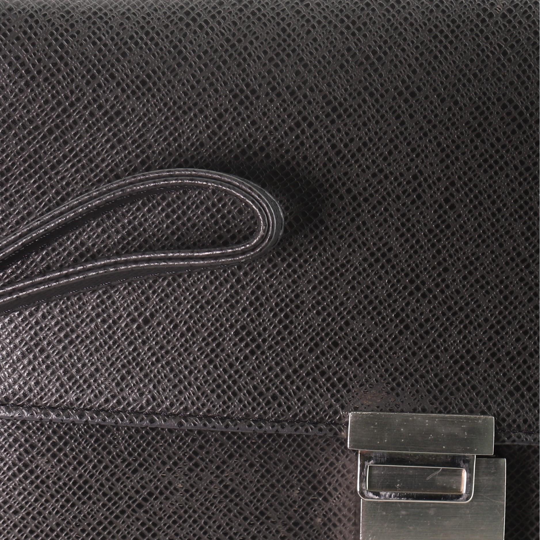 Louis Vuitton Selenga Pouch Taiga Leather Black 3