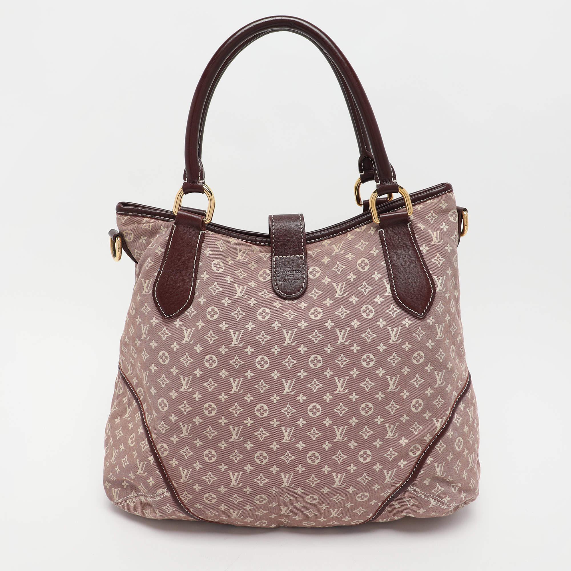 Louis Vuitton Sepia Monogram Idylle Canvas Elegie Bag In Good Condition For Sale In Dubai, Al Qouz 2
