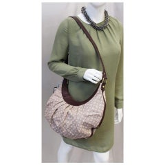 Louis Vuitton Sepia Monogram Idylle Canvas Rhapsodie MM Hobo 860737
