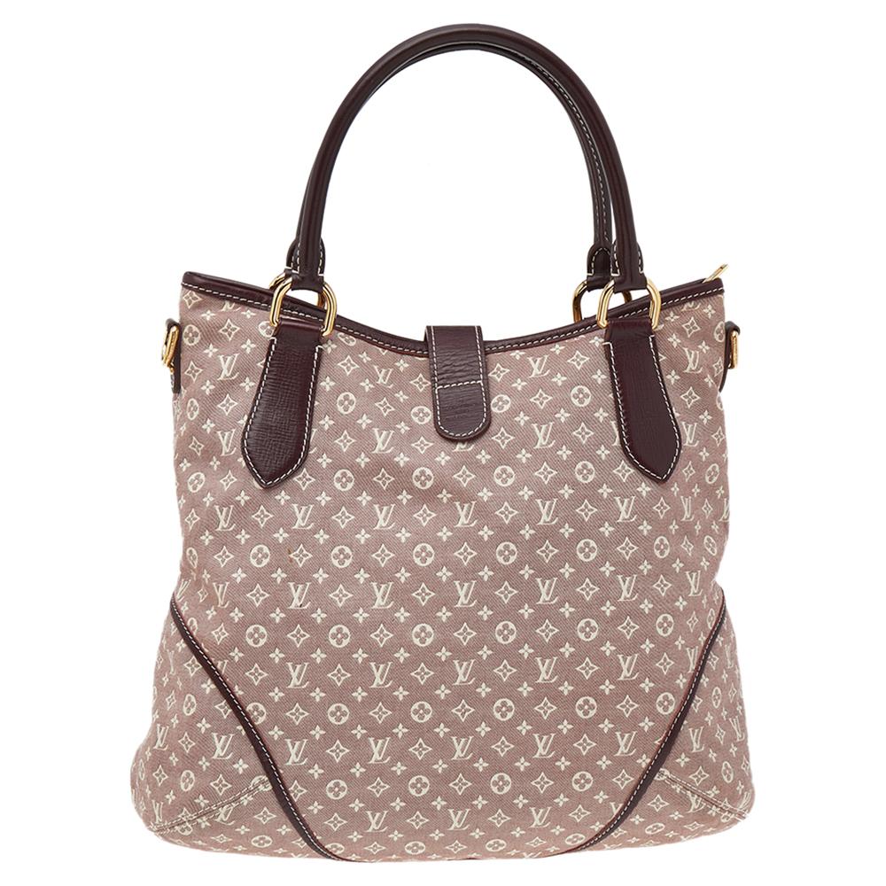 Famous for their luxury bags and leather goods, Louis Vuitton is sure to win you with this Elegie bag. The lovely bag is crafted from monogram Idylle canvas and leather. It flaunts two handles, gold-tone hardware, and the top opens to a spacious