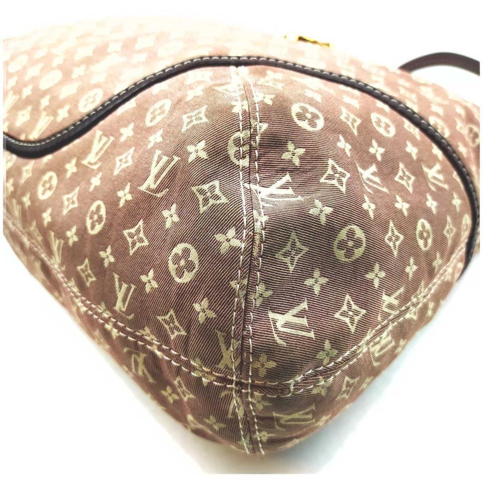 Louis Vuitton Sepia Monogram Idylle Mini Lin Elegie 2way Hobo Bag  862293 3