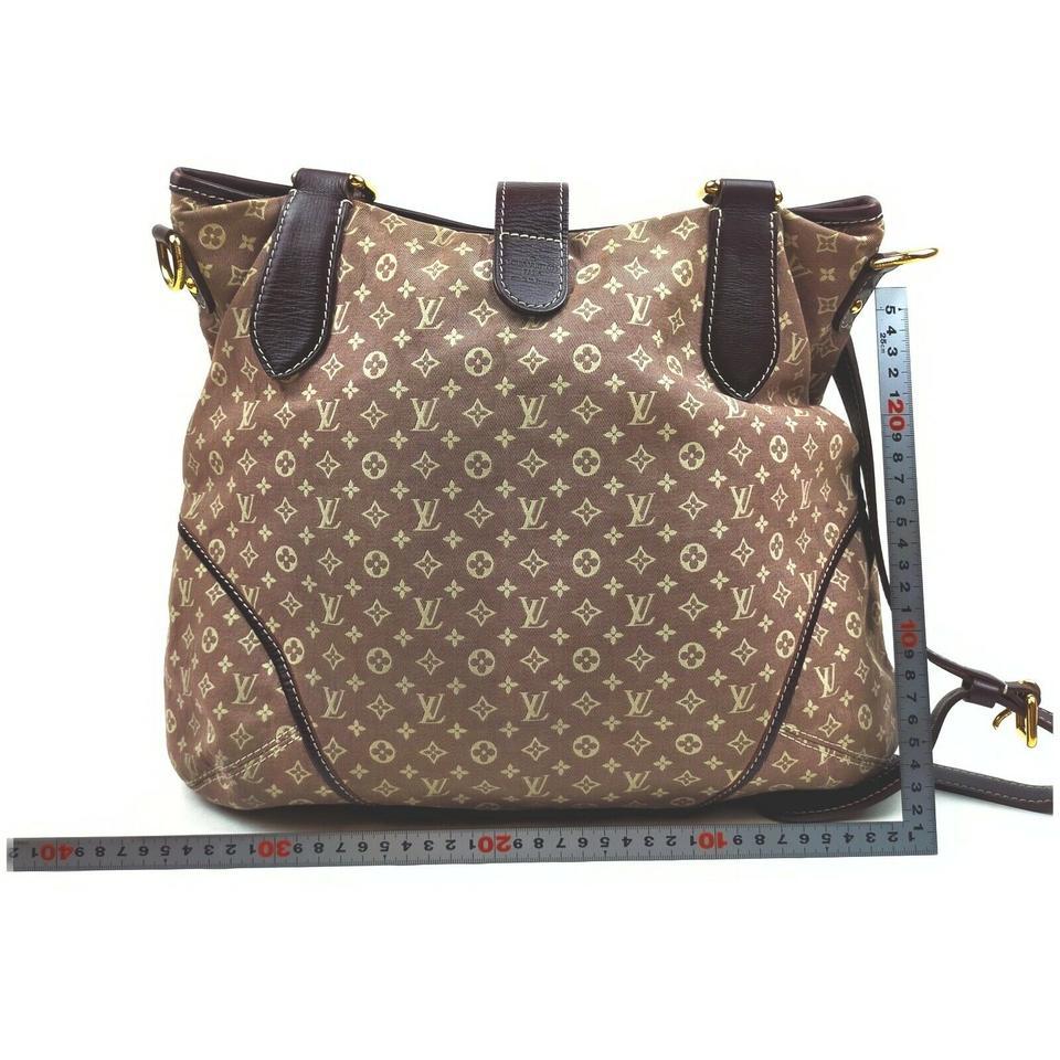 Louis Vuitton Sepia Monogram Idylle Mini Lin Elegie 2way Hobo Bag  862293 4