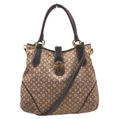 Louis Vuitton Sepia Monogram Idylle Mini Lin Elegie 2way Hobo Bag  862293