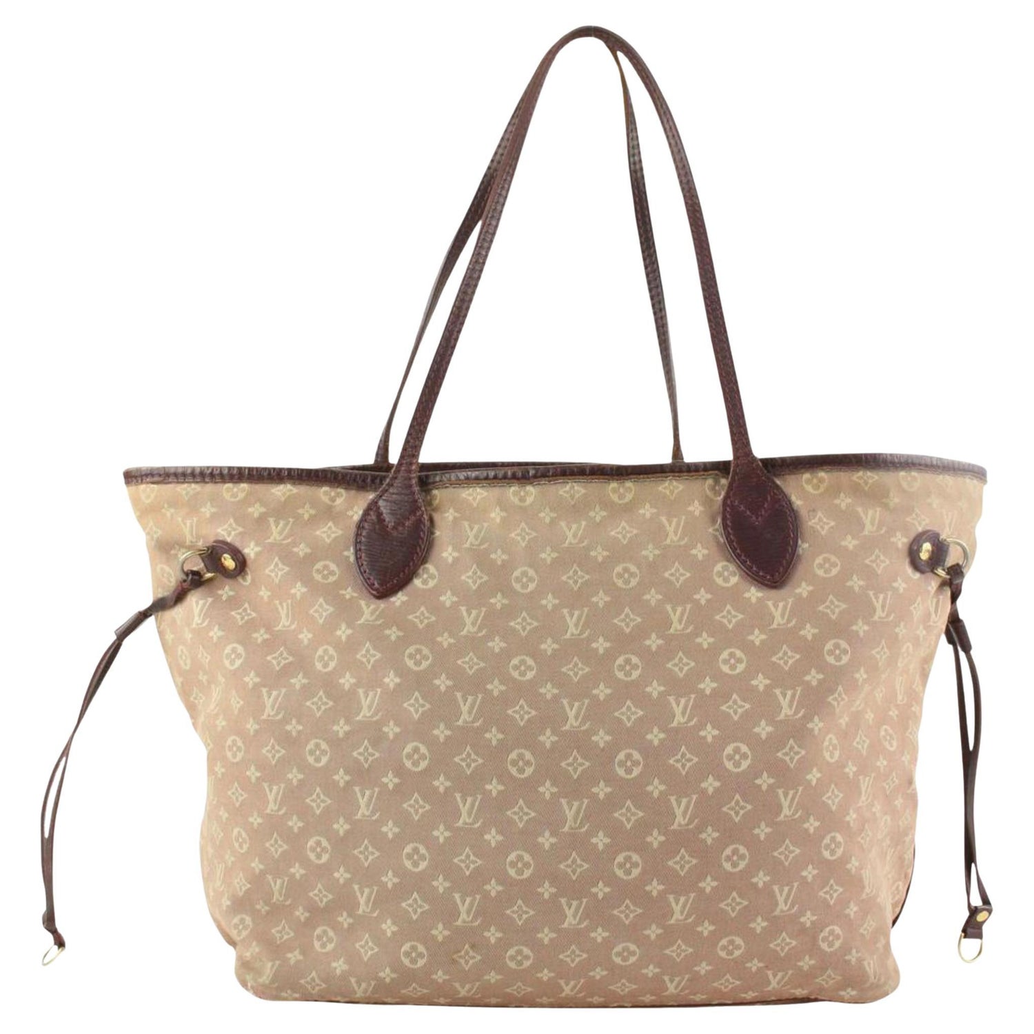 Louis Vuitton Sepia Monogram Mini Lin Rhapsodie Croissant Shoulder Bag  73lk39s For Sale at 1stDibs