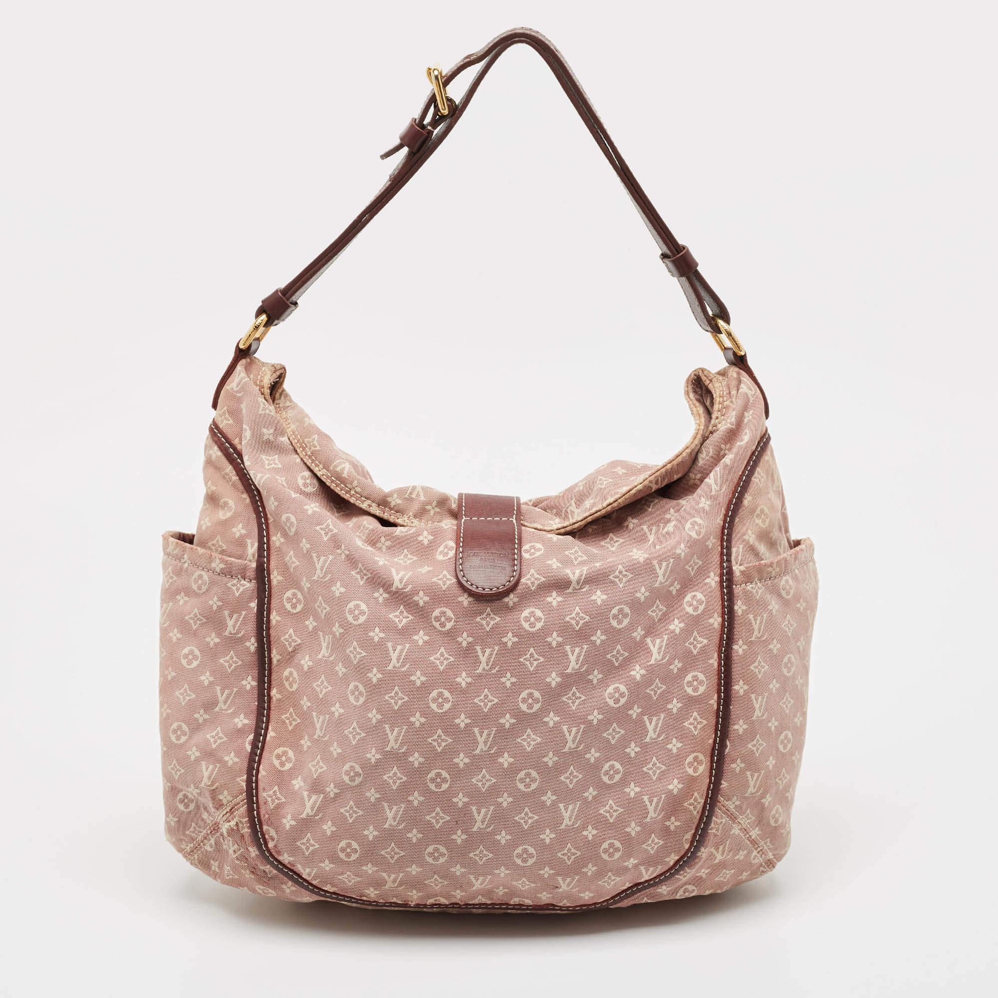 Louis Vuitton Sepia Monogram Mini Lin Idylle Romance Bag In Fair Condition In Dubai, Al Qouz 2