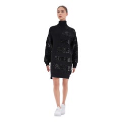 Louis Vuitton Sequin Embellished Knitted Wool Dress