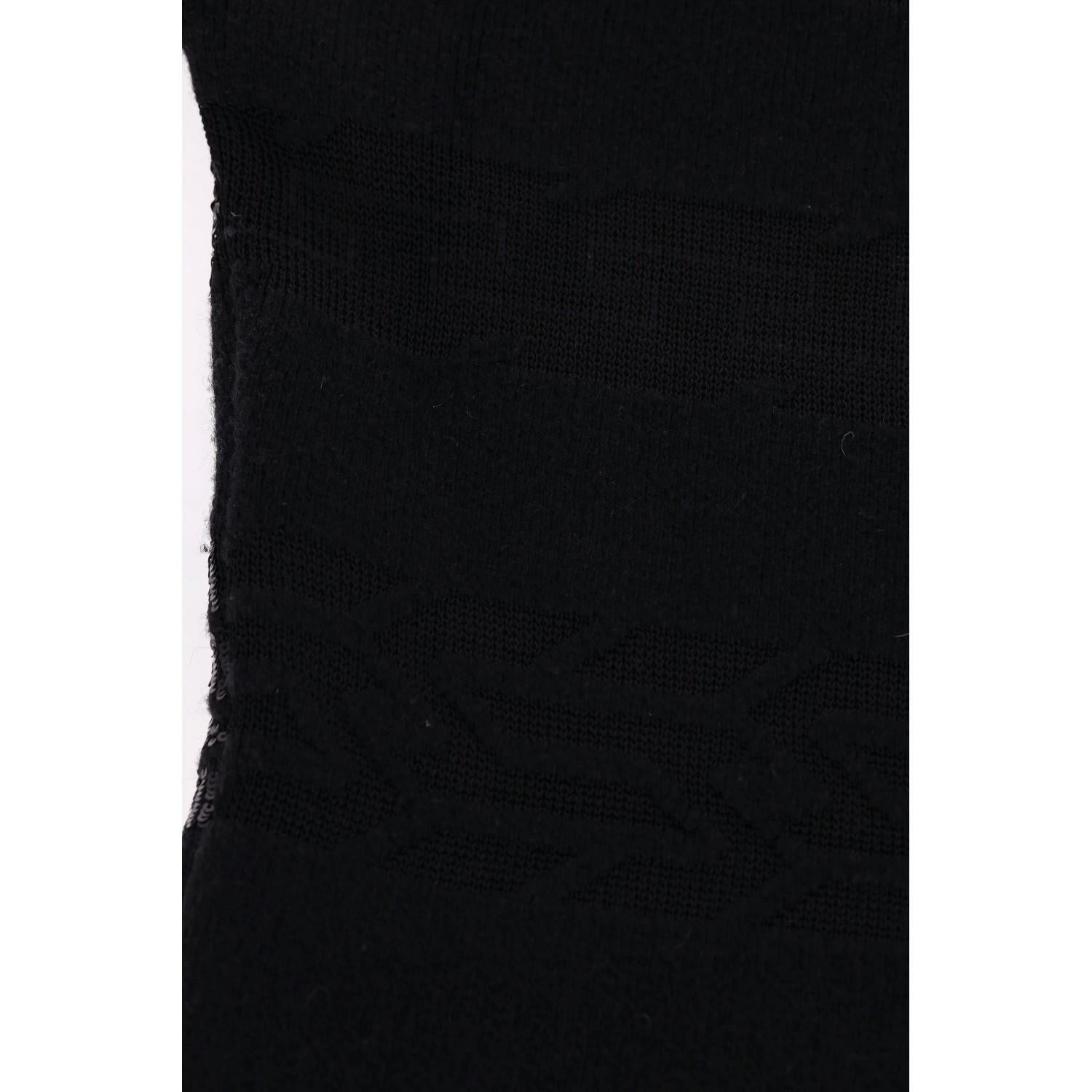 Louis Vuitton Vestido de Lana de Punto Adornado con Lentejuelas en venta 2