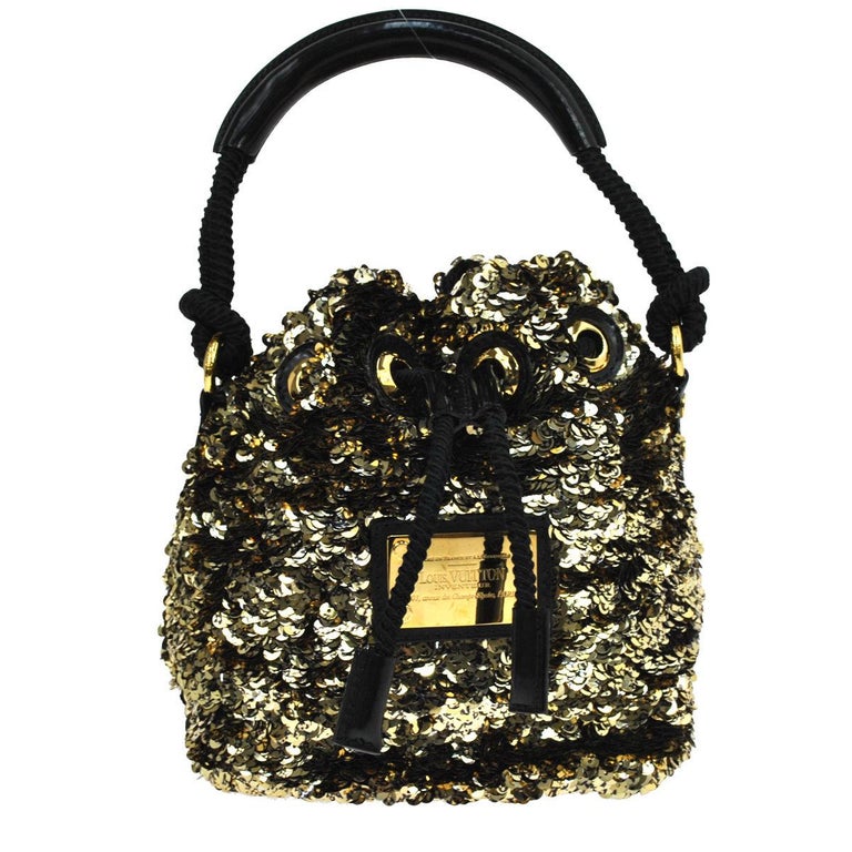 Louis Vuitton Sequin Patent Rope Small Mini Evening Top Handle Satchel Bag For Sale at 1stdibs