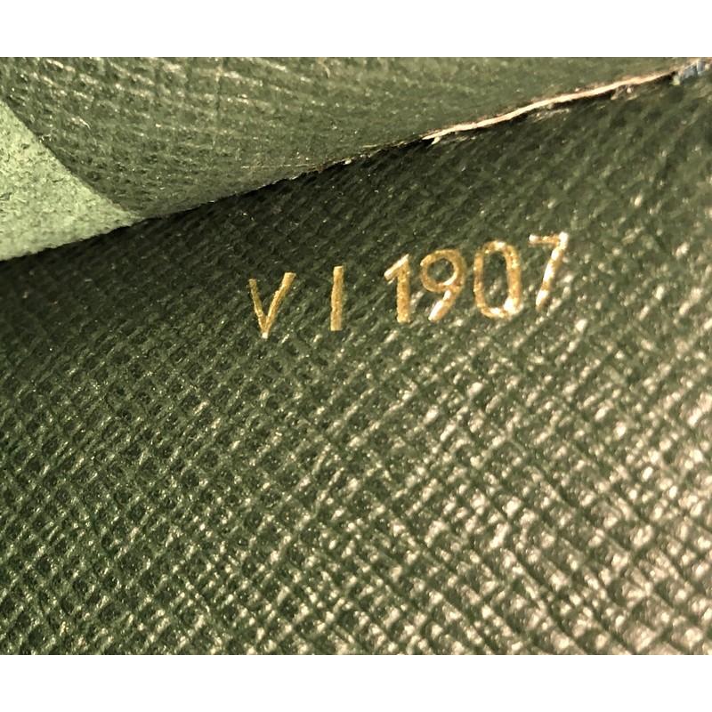 Louis Vuitton Serviette Kourad Briefcase Taiga Leather 5