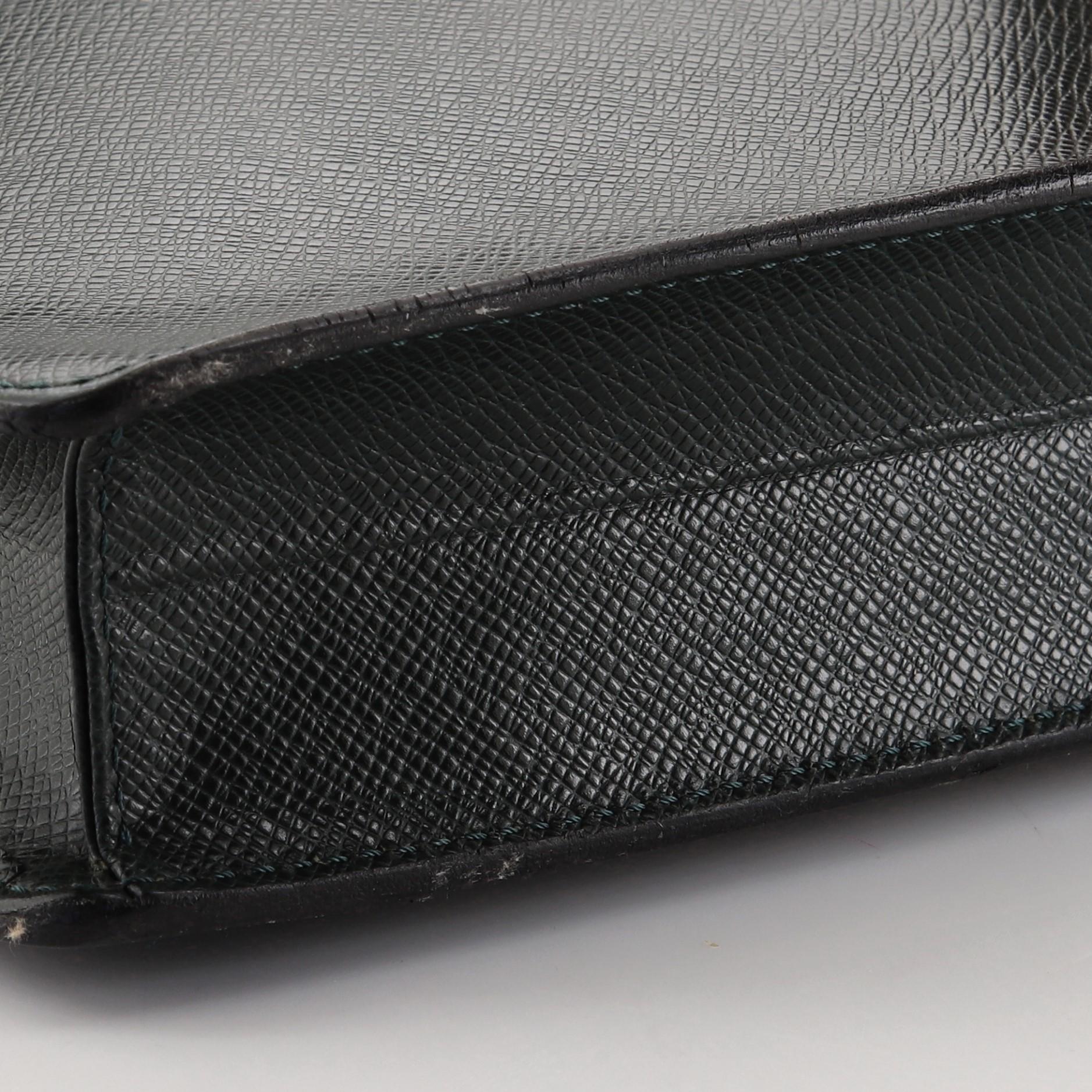 Louis Vuitton Serviette Moskova Briefcase Taiga Leather 4