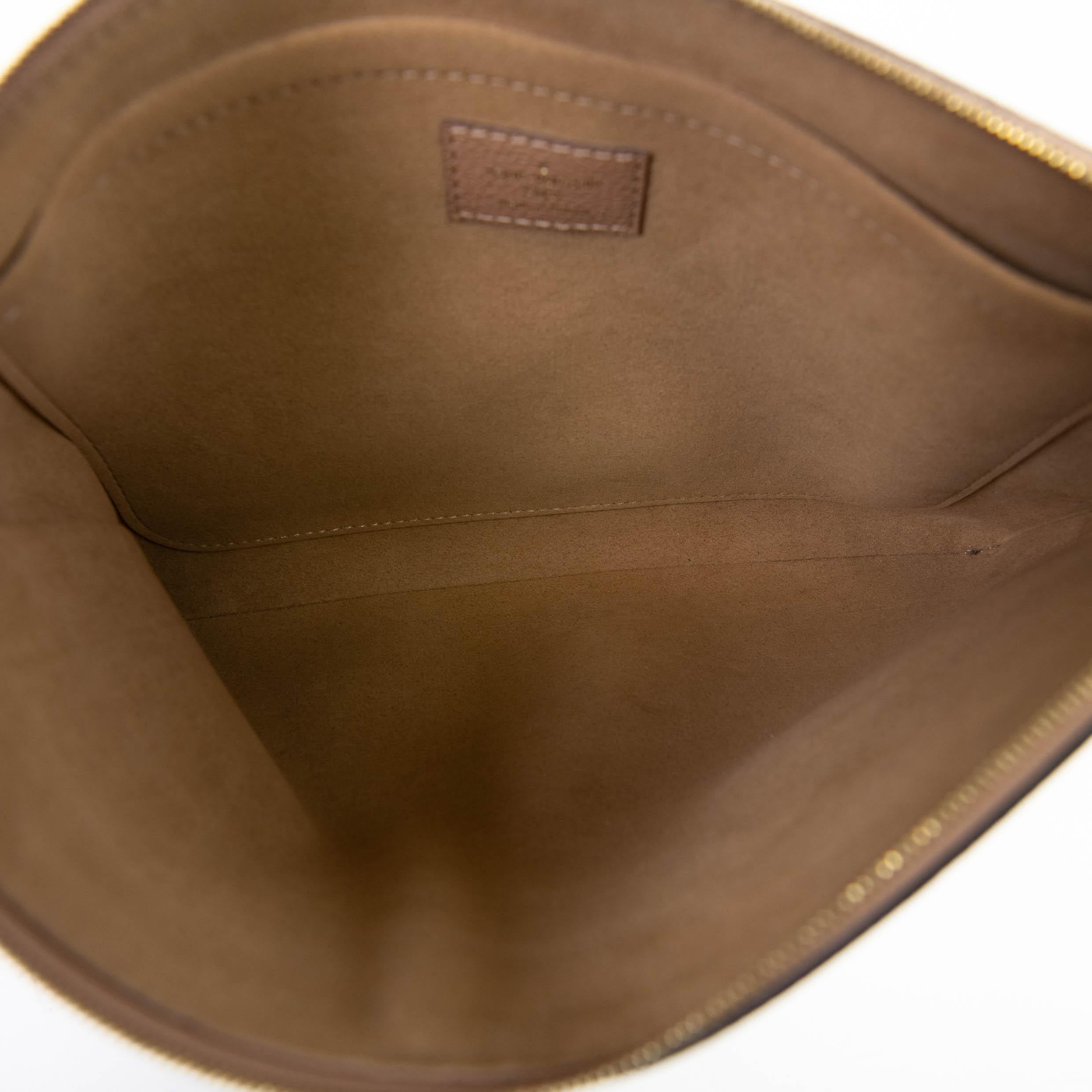 Louis Vuitton Sesame Brown Monogram Canvas Daily Pouch 1