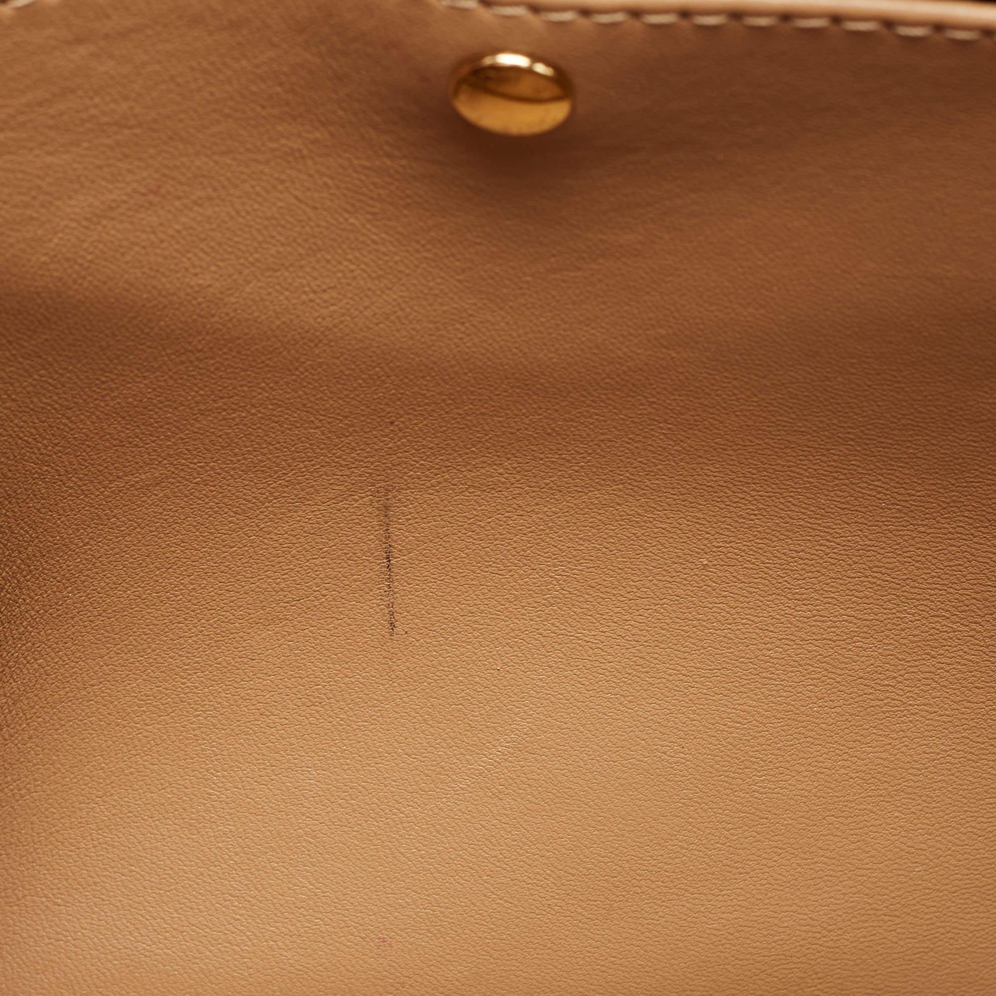 Louis Vuitton Sesame Monogram Canvas and Leather Double V Bag 14