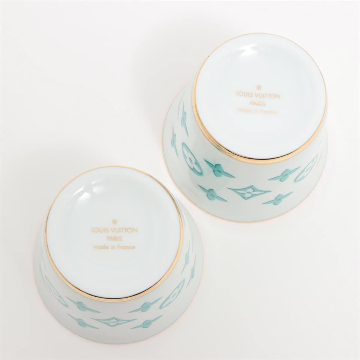 Donna Louis Vuitton Set 4 tazze in ceramica in vendita