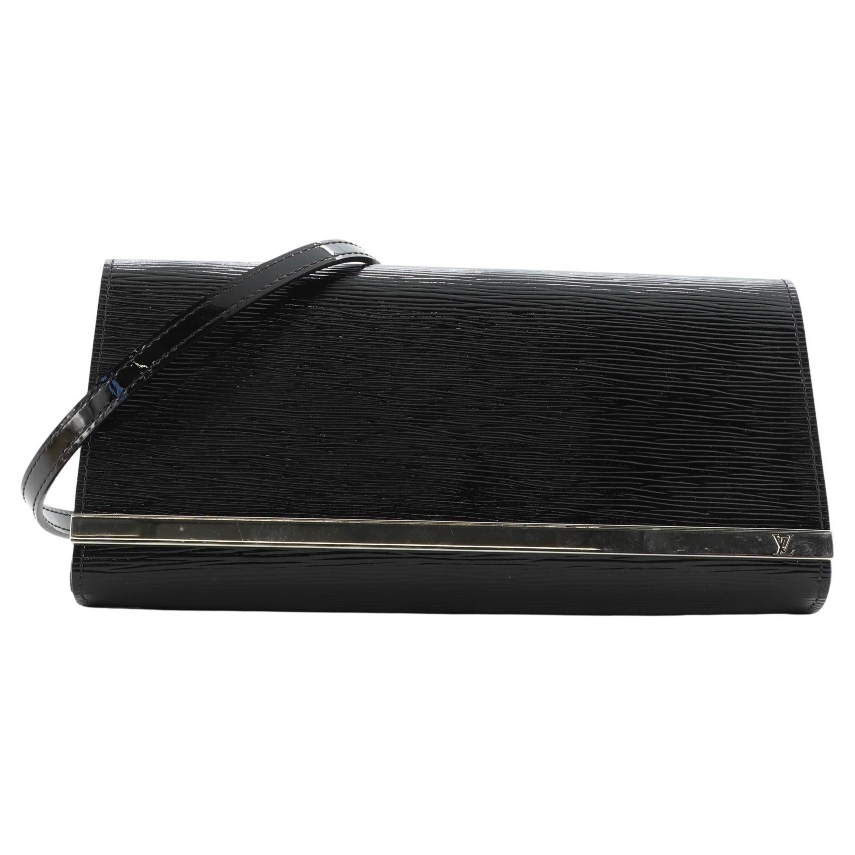 Louis Vuitton Black Electric Epi Leather Sevigne GM Bag at 1stDibs