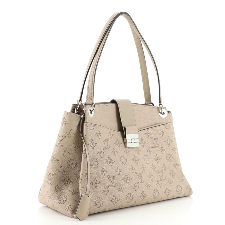 Louis Vuitton Mahina Sevres Tote Leather Bag Magnolia