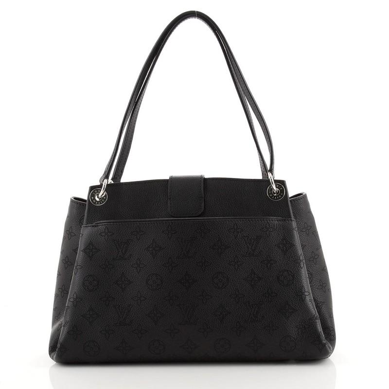 Louis Vuitton Sevres Handbag Mahina Leather In Good Condition In NY, NY