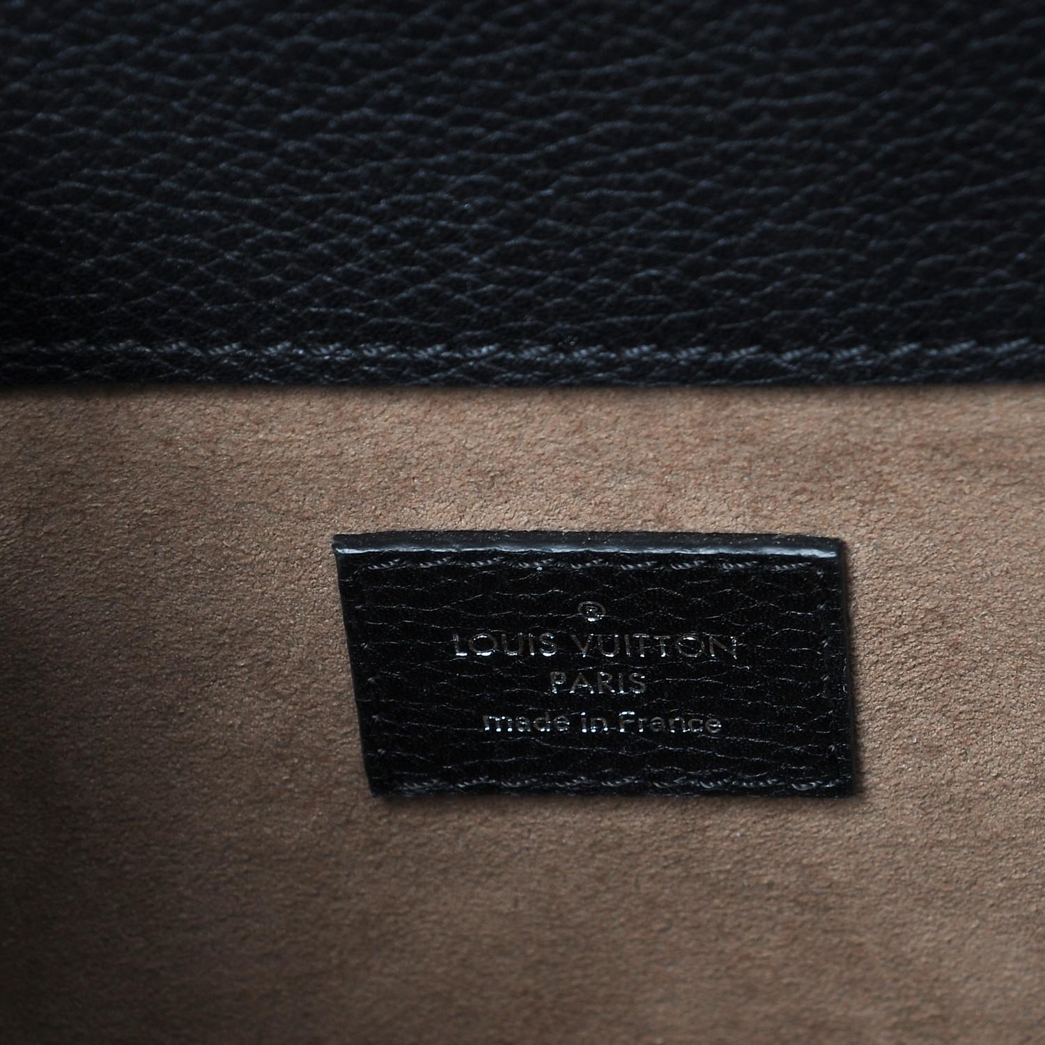 Louis Vuitton Sevres Mahina Noir Tasche in Schwarz im Angebot 3