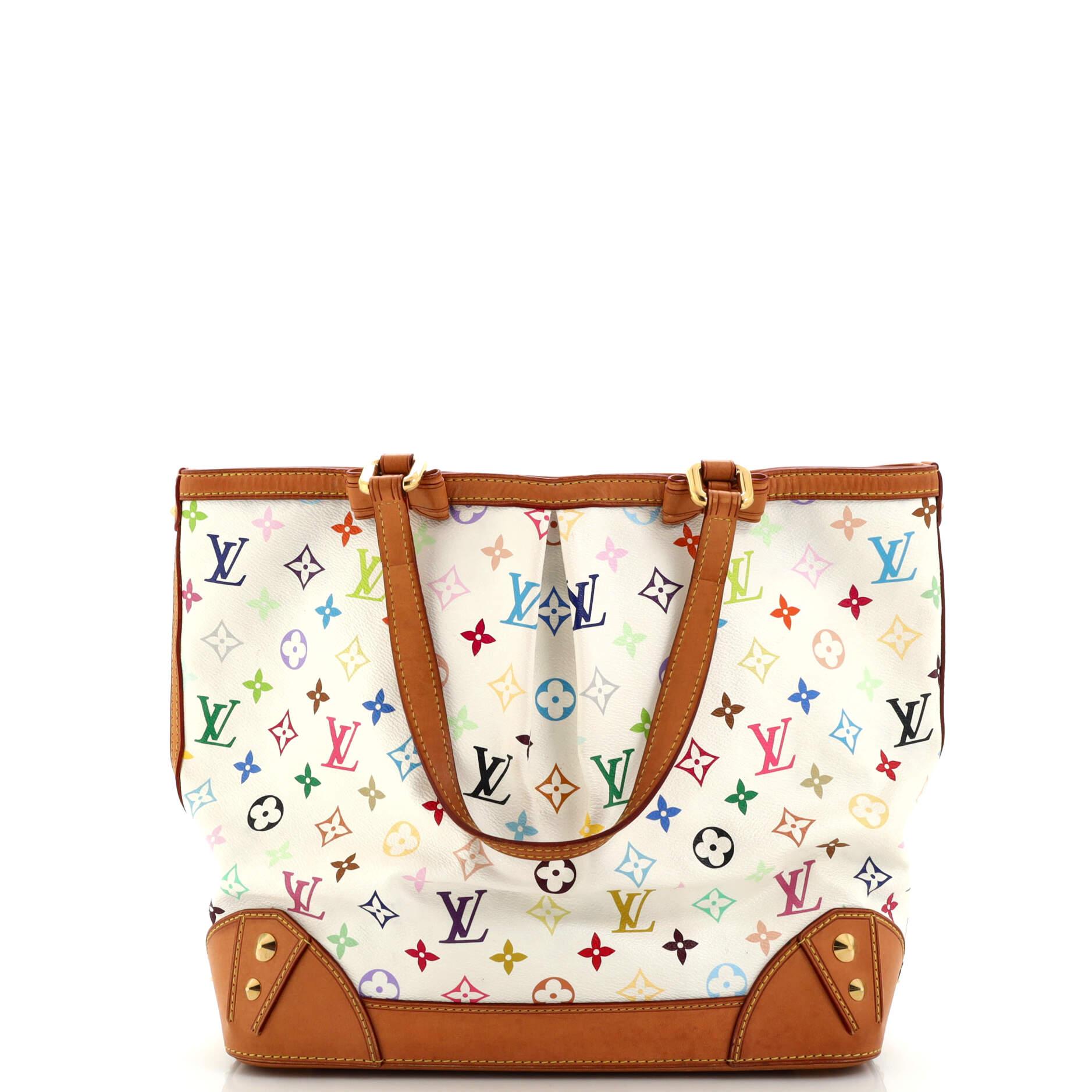 Louis Vuitton Sharleen Handbag Monogram Multicolor MM In Good Condition For Sale In NY, NY
