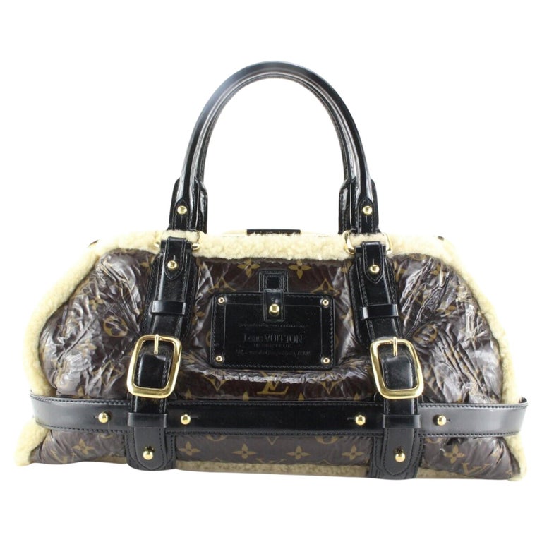 Sold at Auction: Three Louis Vuitton reproduction handbags with LV  monogram, none with stamp; one with two leather handles, 15 x 10 inches,  one with single leather strap, 12 x 7 inches