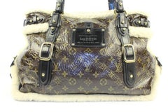 Louis Vuitton Shearling Thunder Lvblm63 Black Shoulder Bag