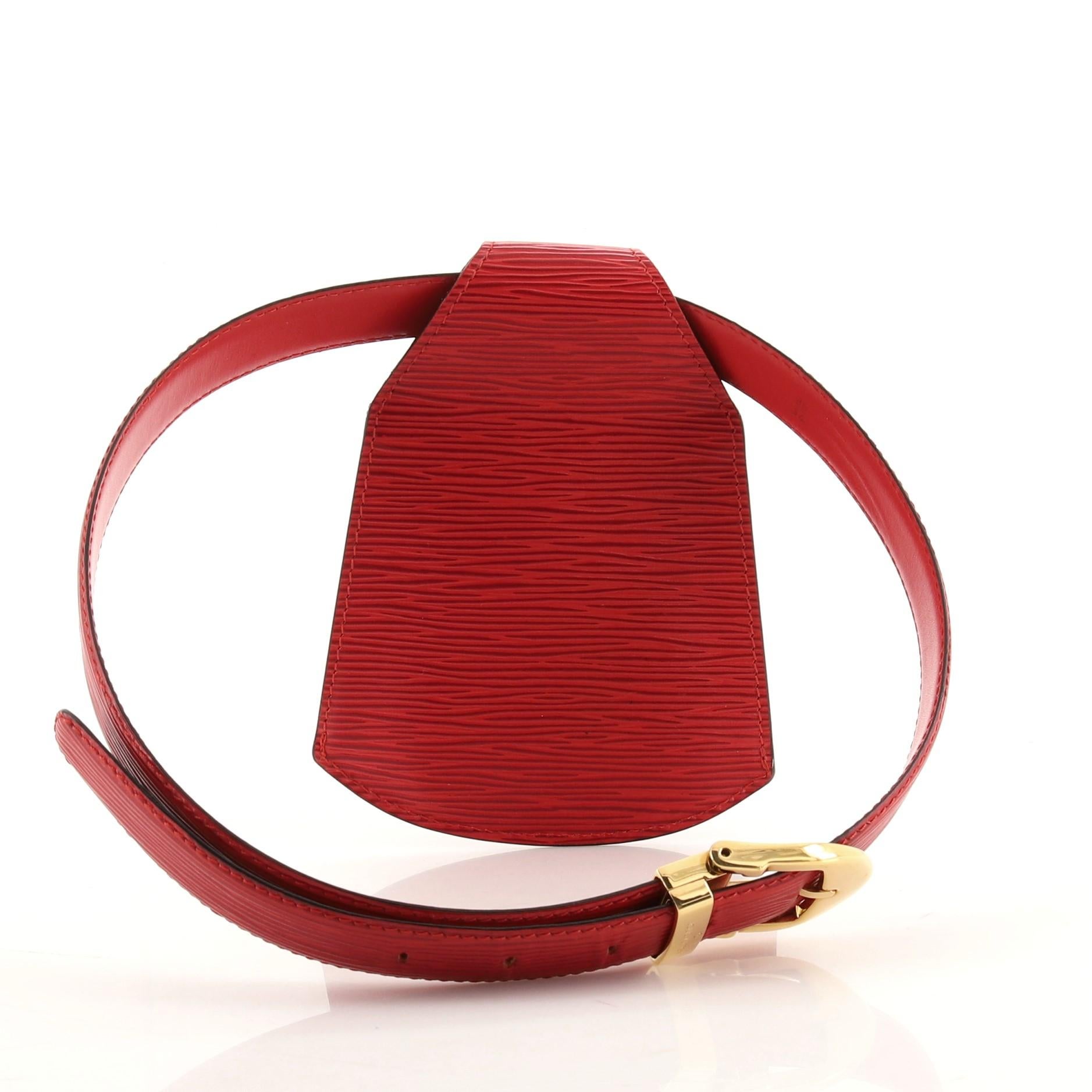 Louis Vuitton Sherwood Gürteltasche Epi Leder (Rot)