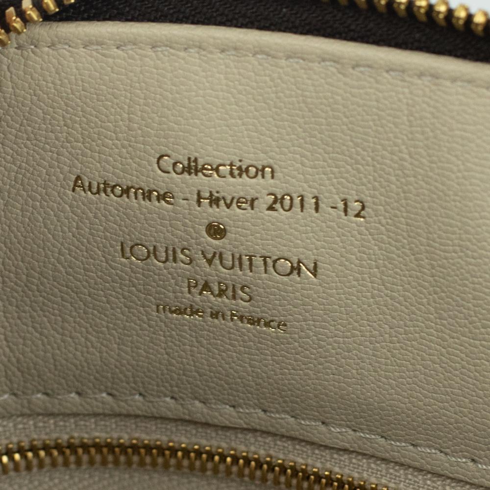LOUIS VUITTON shine fetish lockit Handbag in Brown Canvas For Sale 1