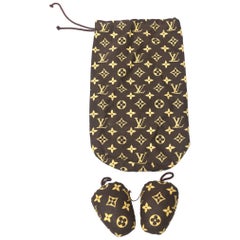 Louis Vuitton Shoe Cover und Shoe Stuffers Vintage Satz von
