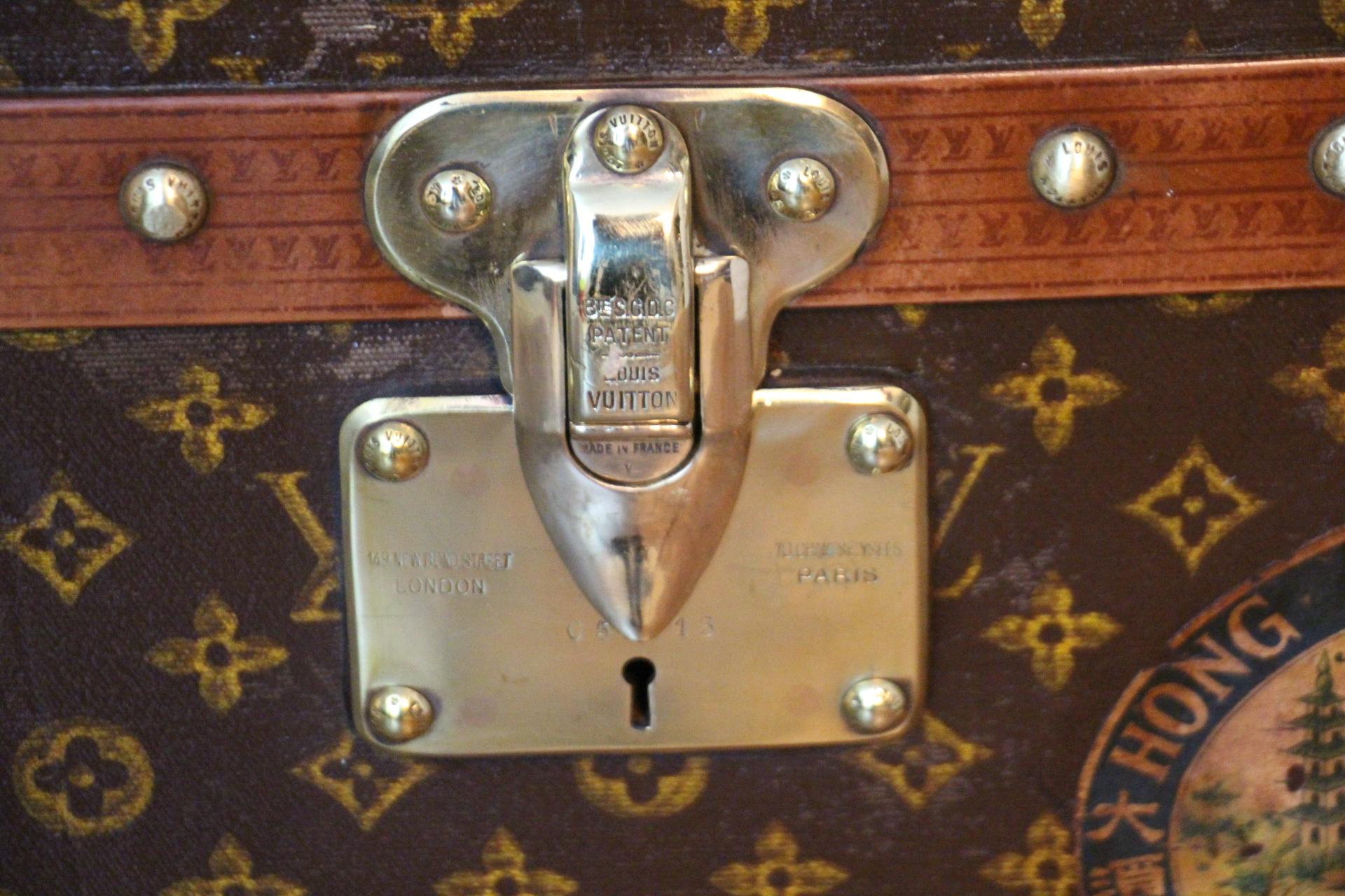 French Louis Vuitton Shoe Trunk, Louis Vuitton Trunk, Louis Vuitton Steamer Trunk 60 cm