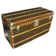 Antique Louis Vuitton Shoe Trunk, 90 cm Louis Vuitton Trunk, Louis Vuitton Steamer Trunk