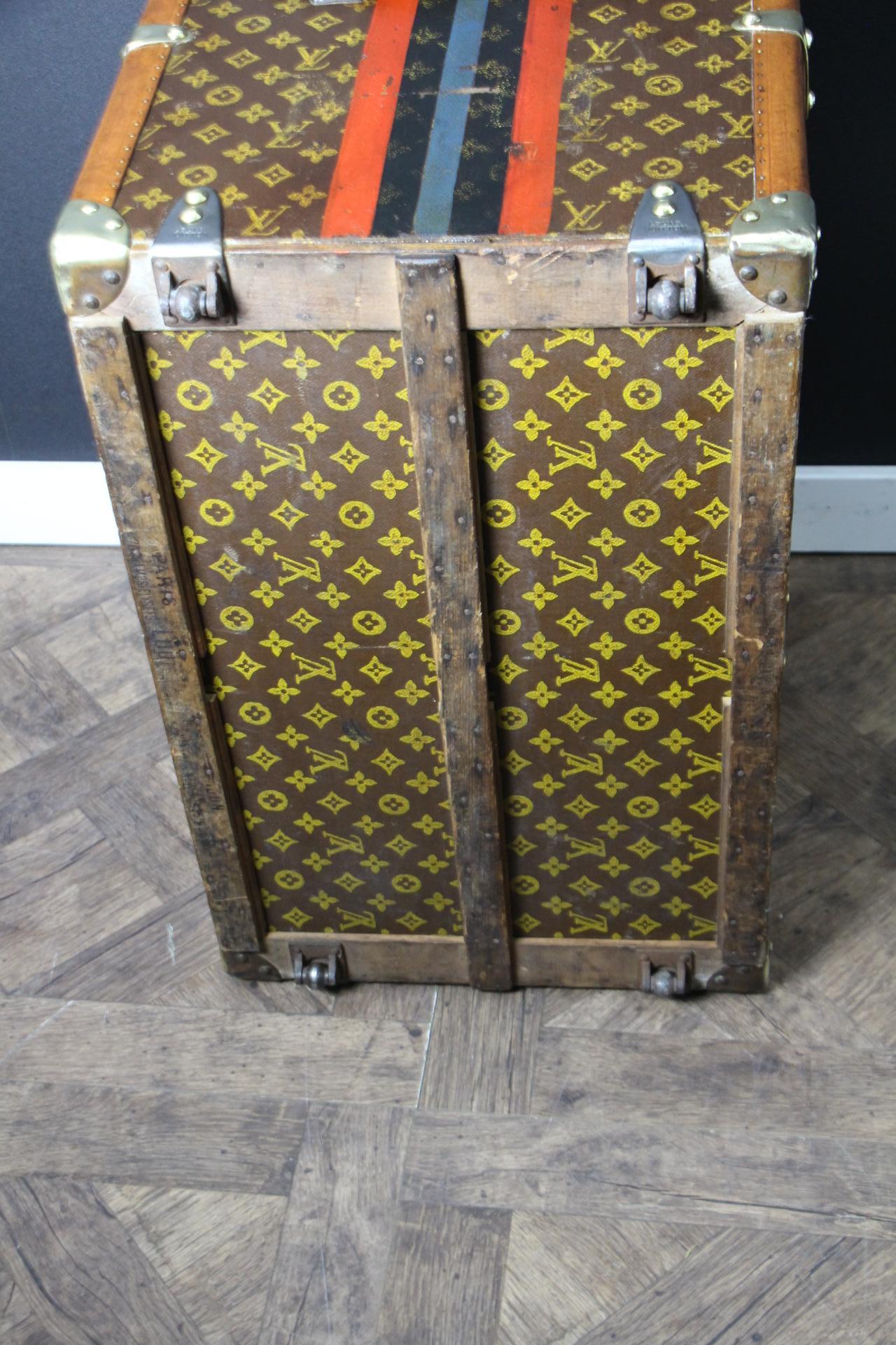 Louis Vuitton Shoe Trunk, Vuitton Trunk, 60 cm Louis Vuitton Steamer Trunk 10