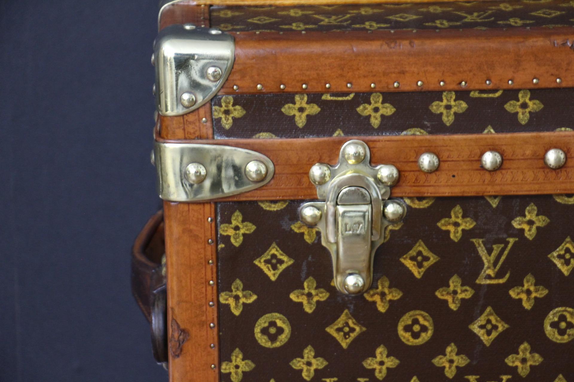 French Louis Vuitton Shoe Trunk, Vuitton Trunk, 60 cm Louis Vuitton Steamer Trunk
