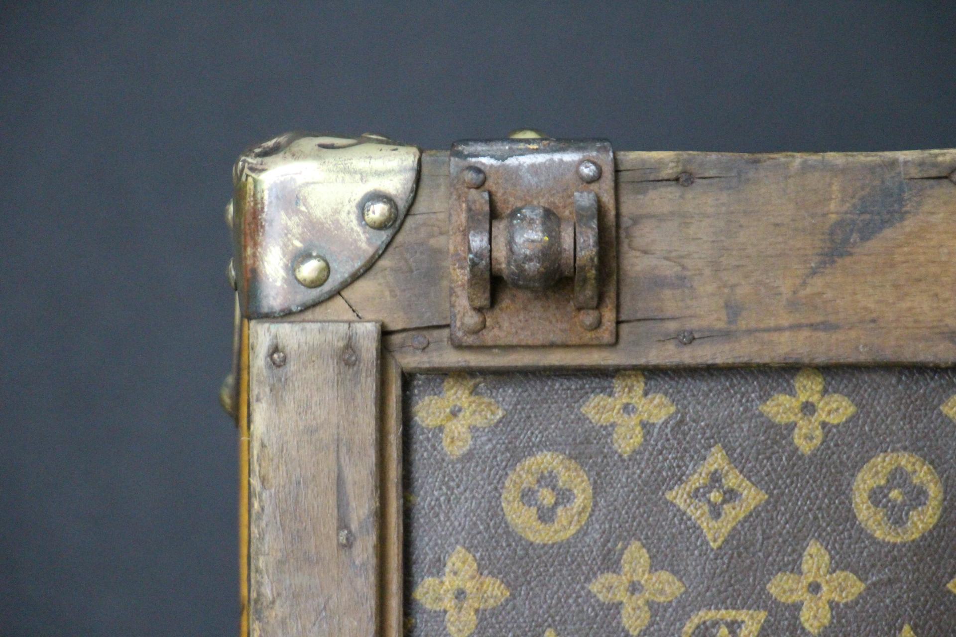 Baúl zapatero Louis Vuitton, baúl Vuitton, baúl vapor de 90 cm Louis Vuitton 5