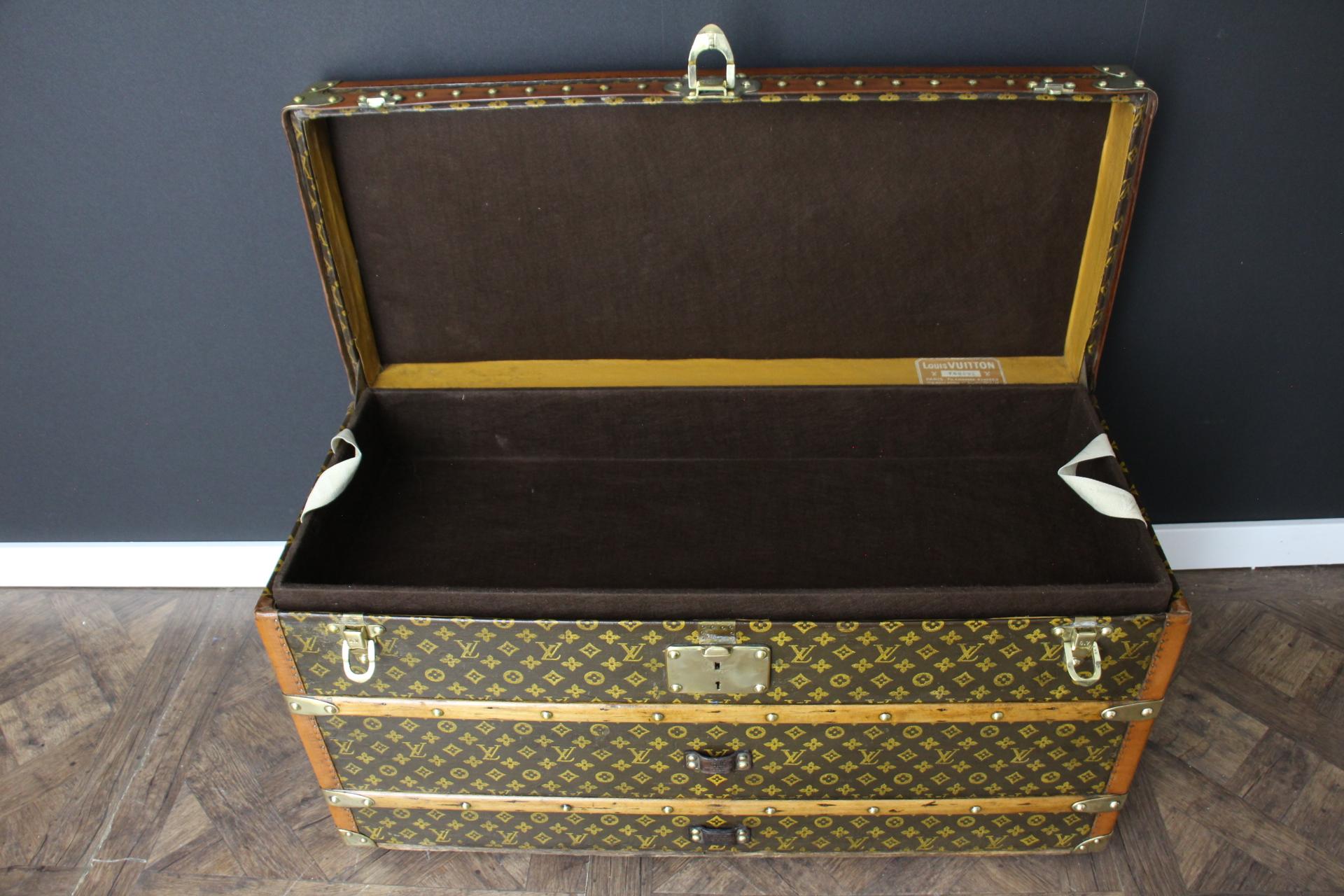 Baúl zapatero Louis Vuitton, baúl Vuitton, baúl vapor de 90 cm Louis Vuitton 6