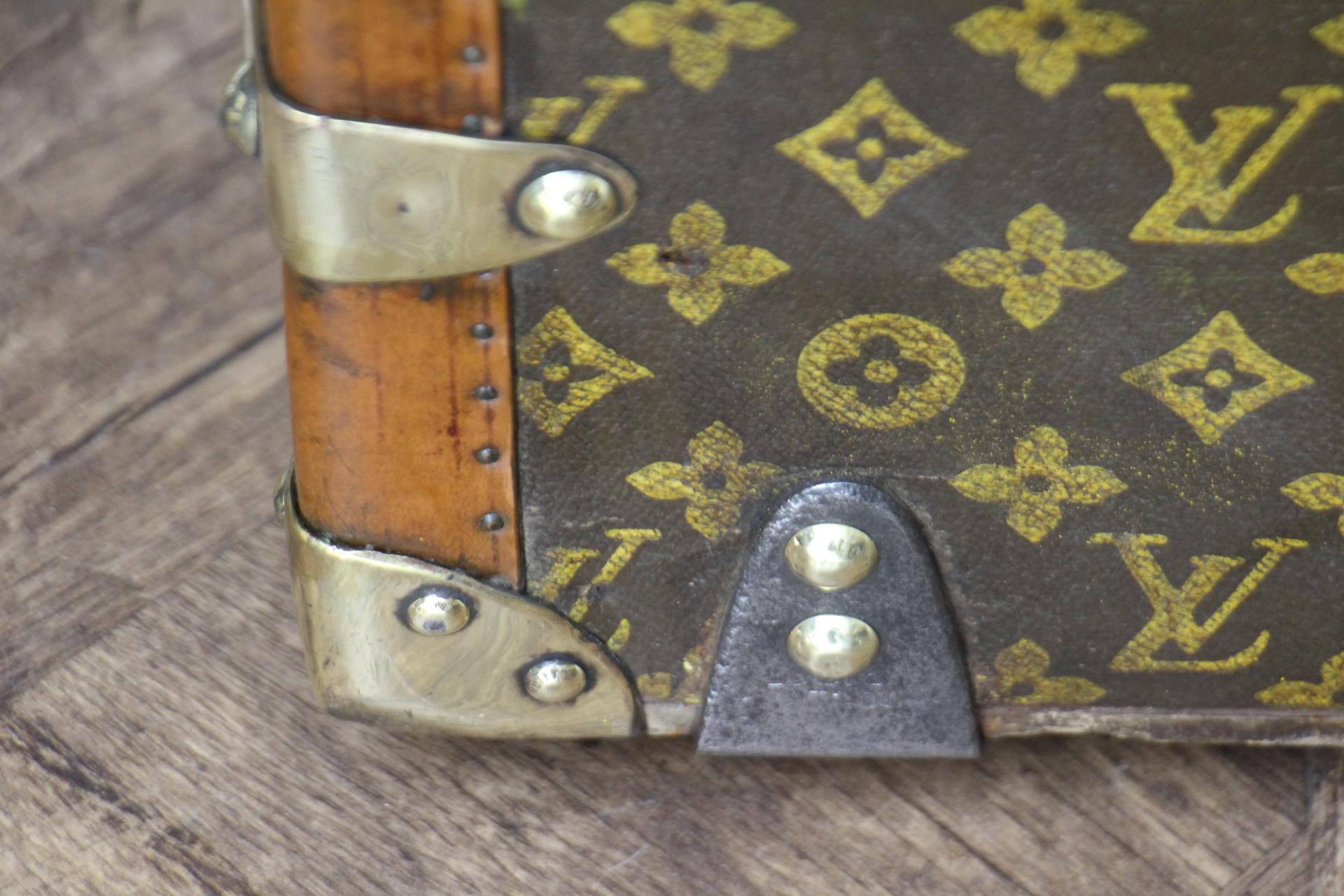 Baúl zapatero Louis Vuitton, baúl Vuitton, baúl vapor de 90 cm Louis Vuitton 10