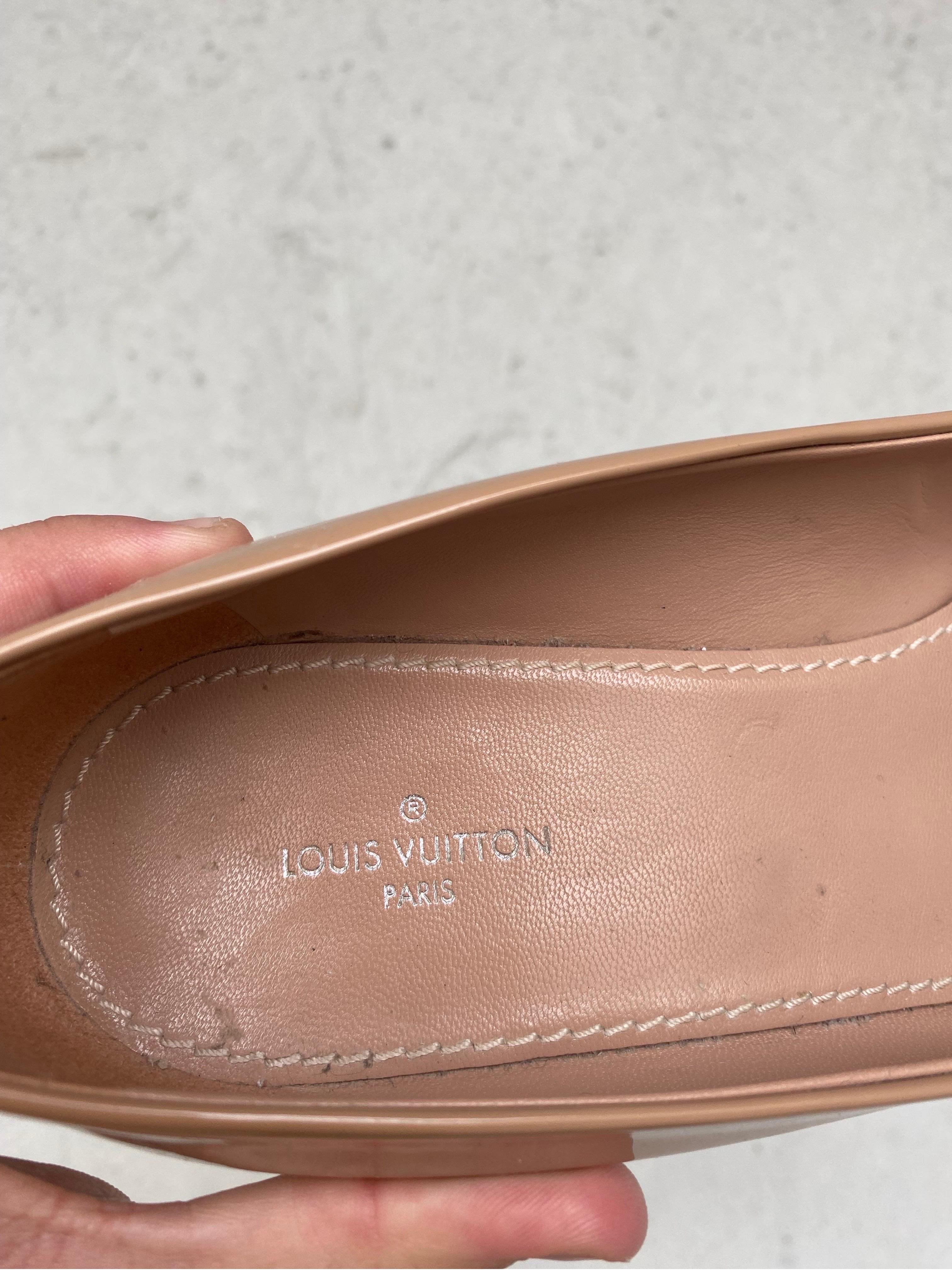 Louis Vuitton shoes nude Medeleine Square Pumps 1