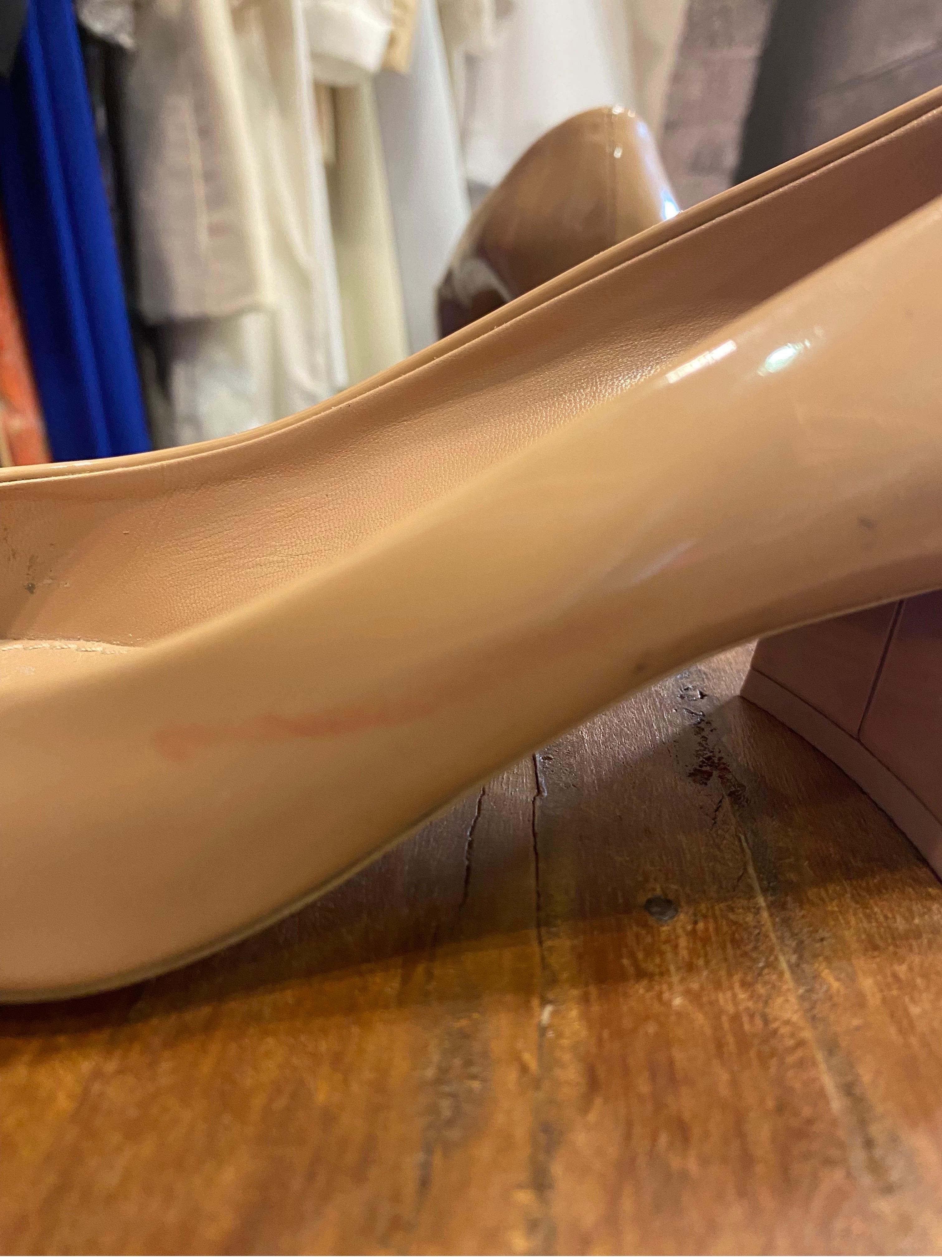 Louis Vuitton shoes nude Medeleine Square Pumps 4