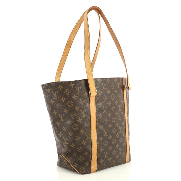 Louis Vuitton Shopping Sac Handbag Monogram Canvas MM For Sale at 1stdibs