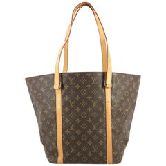 Louis Vuitton Shopping Sac Handbag Monogram Canvas MM