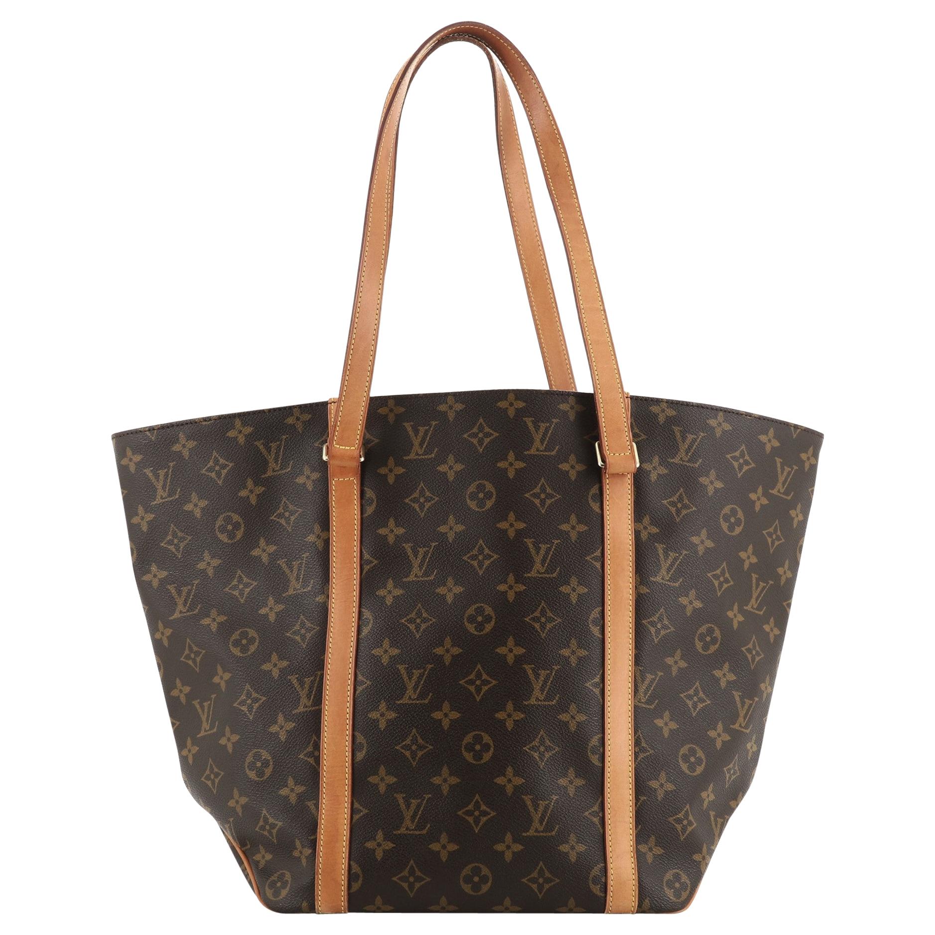  Louis Vuitton Shopping Sac Handbag Monogram Canvas MM