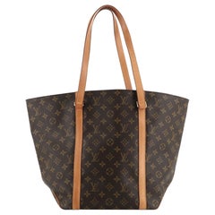  Louis Vuitton Shopping Sac Handbag Monogram Canvas MM