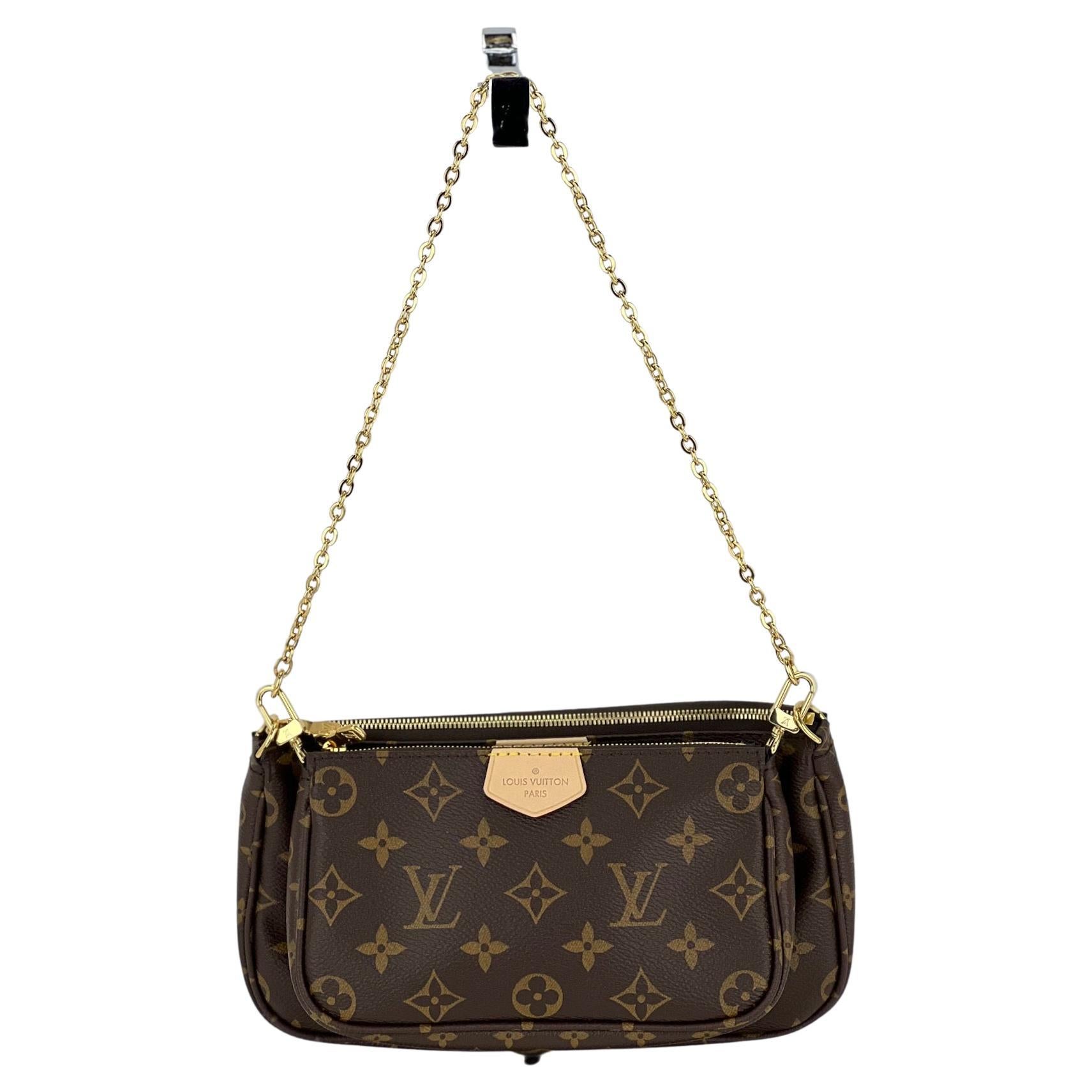 Louis Vuitton Shoulder Bag Multi Pochette Accessoires Monogram Canvas Brown