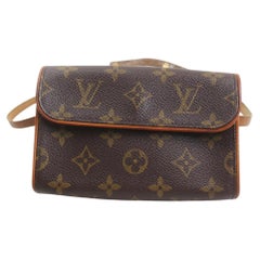 Vintage Louis Vuitton Shoulder Bag Pochette Florentine Browns 862929