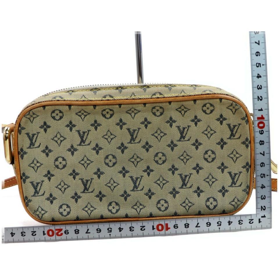 Brown Louis Vuitton Shoulder Juliet M872645 Navy Blue Monogram Mini Lin Cross Body Bag