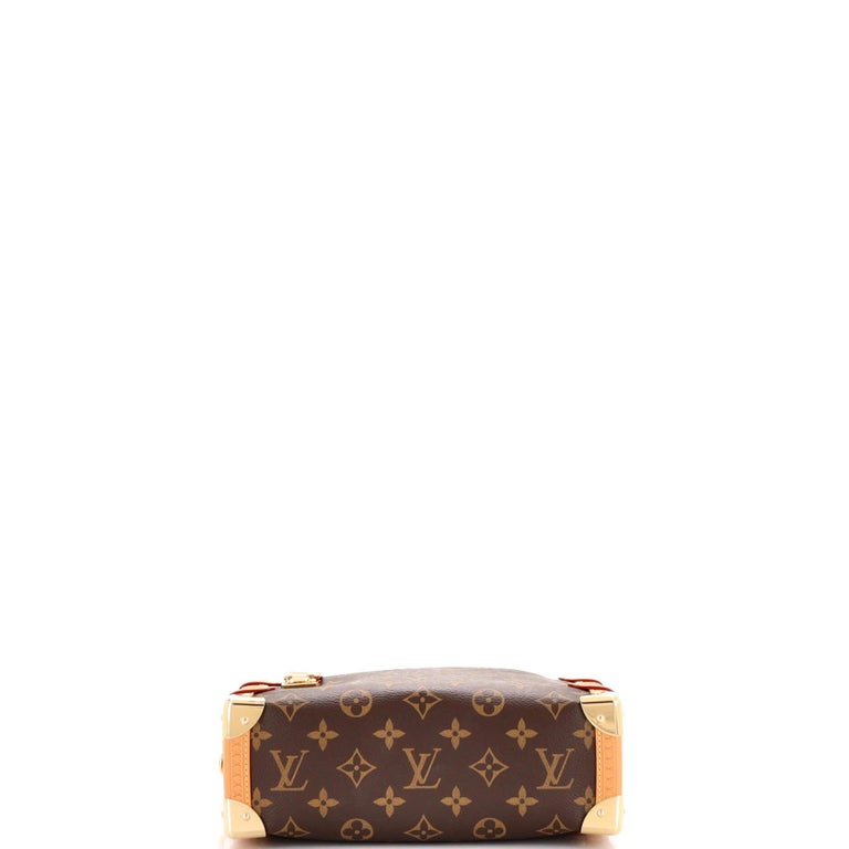 Louis Vuitton Side Trunk Handbag Monogram Canvas PM For Sale at