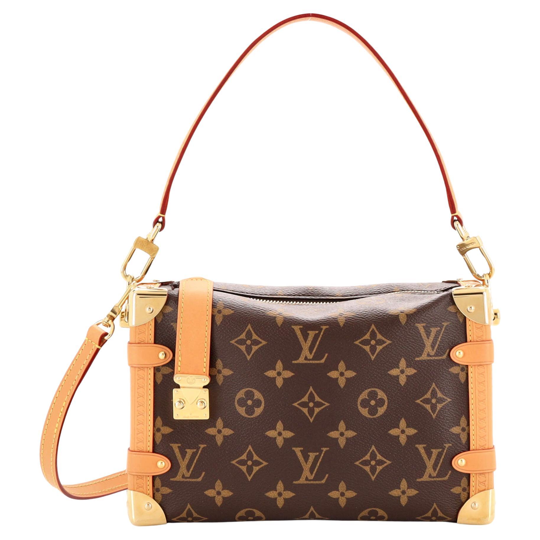 Louis Vuitton Monogram Canvas and Black Calfskin On My Side PM Tote For  Sale at 1stDibs