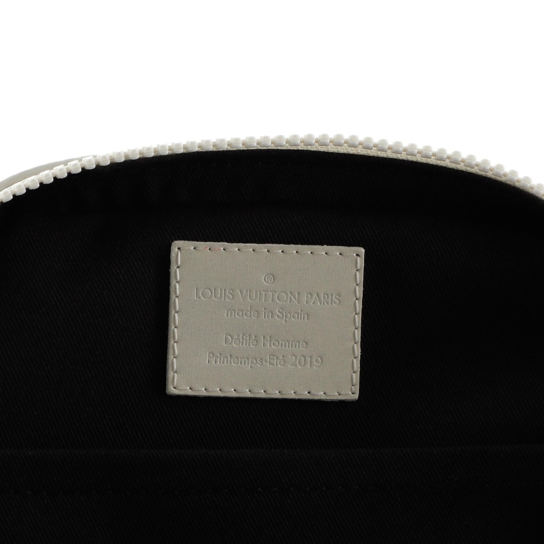 Women's or Men's Louis Vuitton Side Utility Bag Monogram Taurillon Leather