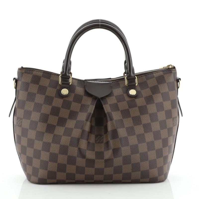 Black Louis Vuitton Siena Handbag Damier PM