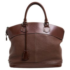 Louis Vuitton Sienne Suhali Leather Lockit MM Bag